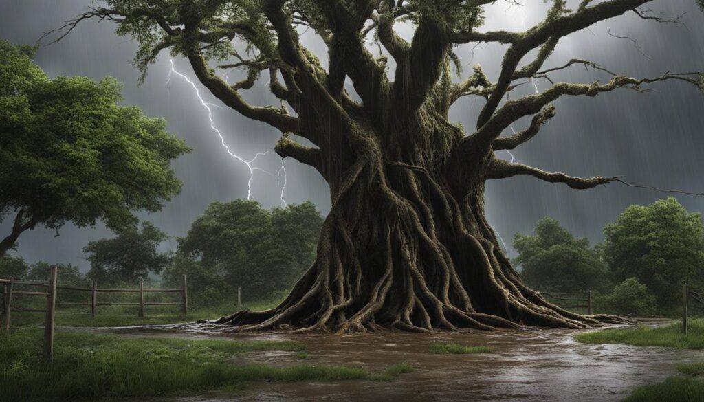 caring for trees during severe weather